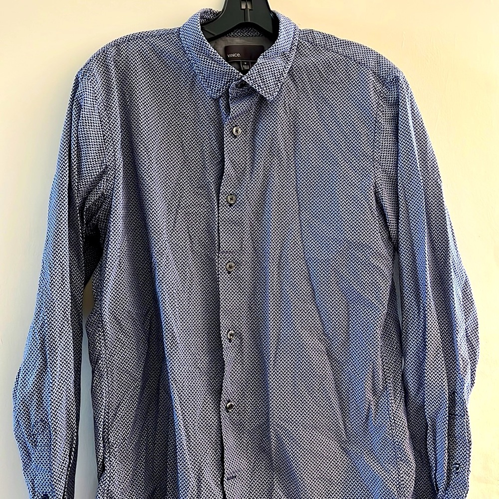 Vince Men’s Button Down, Medium